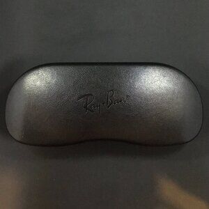 Ray-Ban Hard Sided sunglass or eyeglass case.  Black with light grey on inside